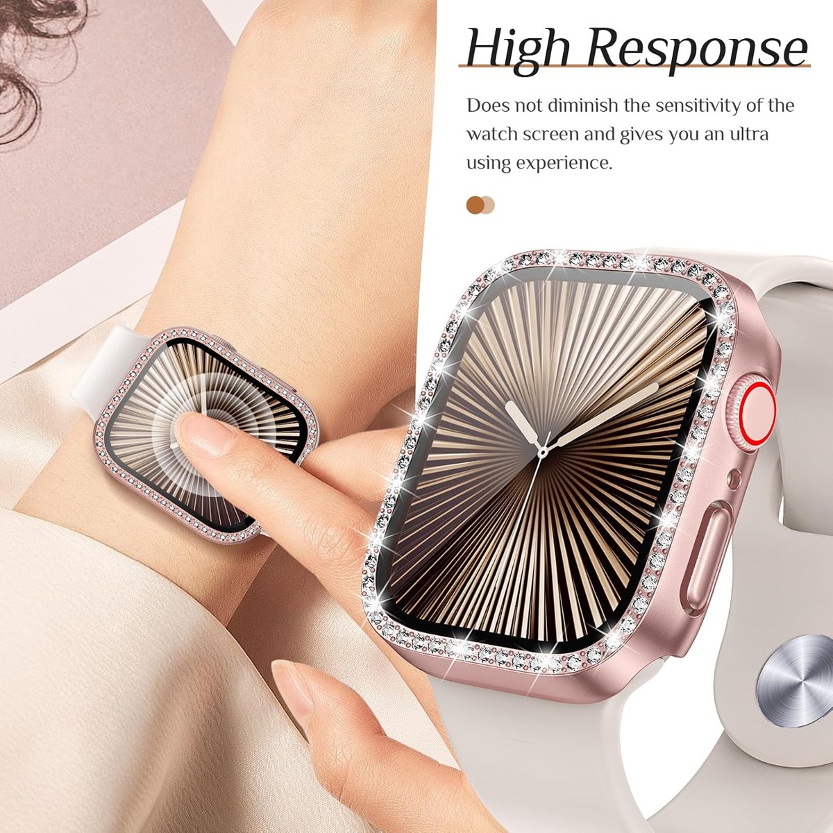 Goton 2-Pack Bling Cases with Screen Protector for Apple Watch photo 4