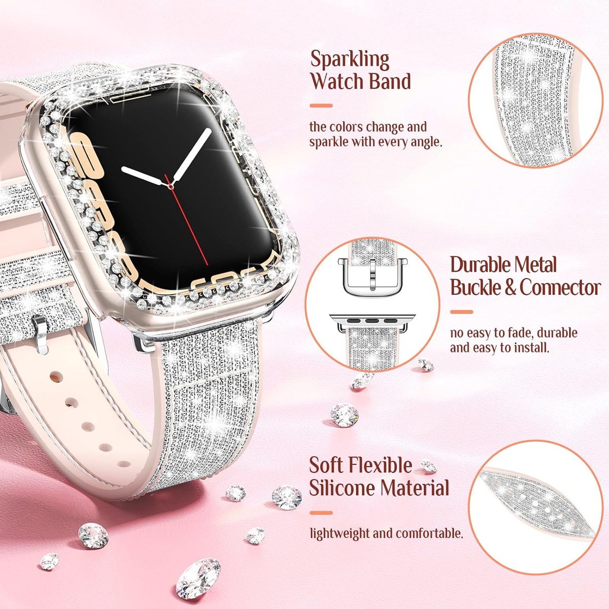 Goton Bling Color-Shift Band with Rhinestone Bumper photo 4