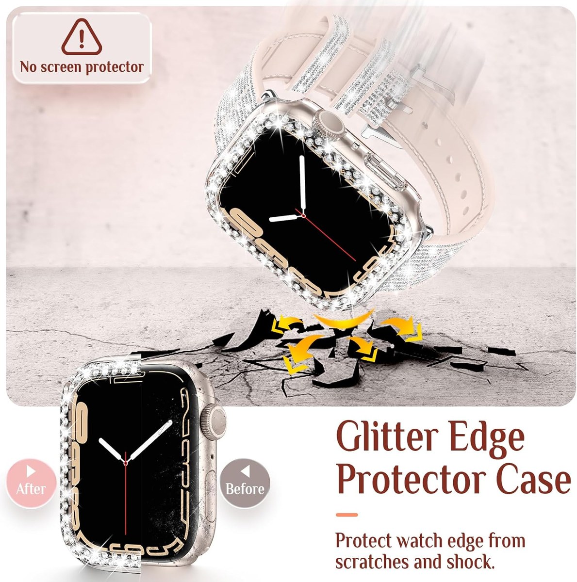 Goton Bling Color-Shift Band with Rhinestone Bumper photo 5