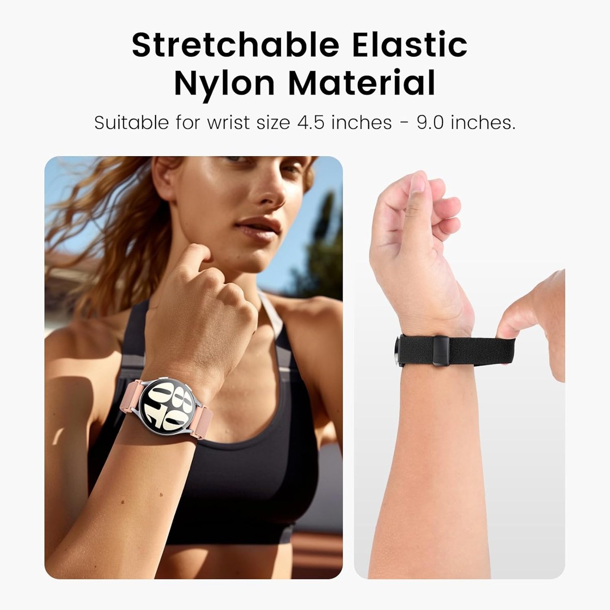 Goton Magnetic Stretch Nylon Band for Galaxy Watch photo 3