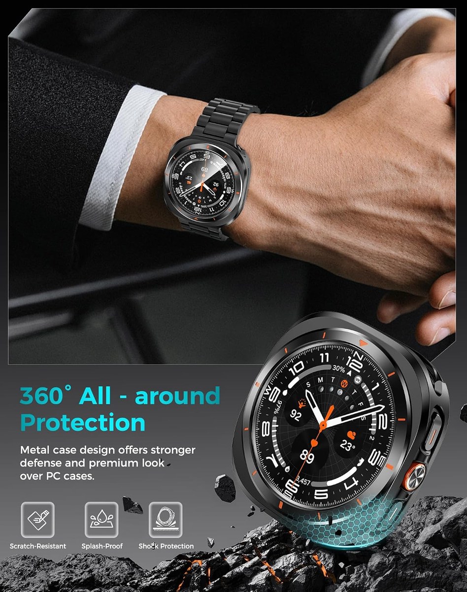 Goton Metal Band & Case Set with Glass for Galaxy Watch Ultra photo 5