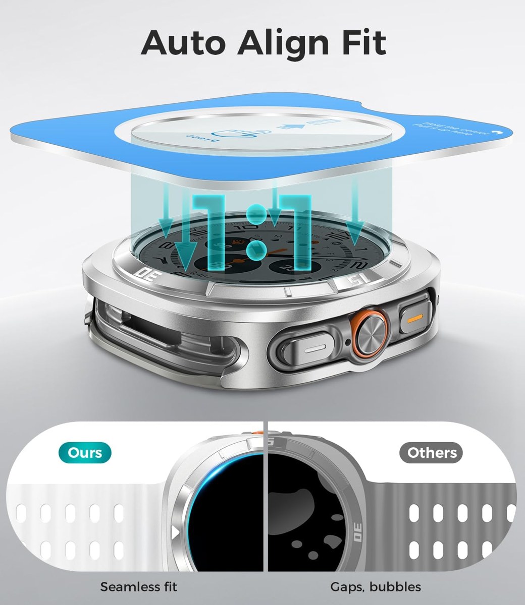 Goton Metal Case with Screen Protector for Galaxy Watch Ultra photo 6