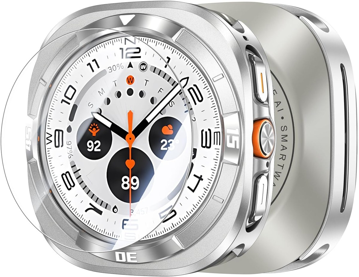 Goton Metal Case with Screen Protector for Galaxy Watch Ultra