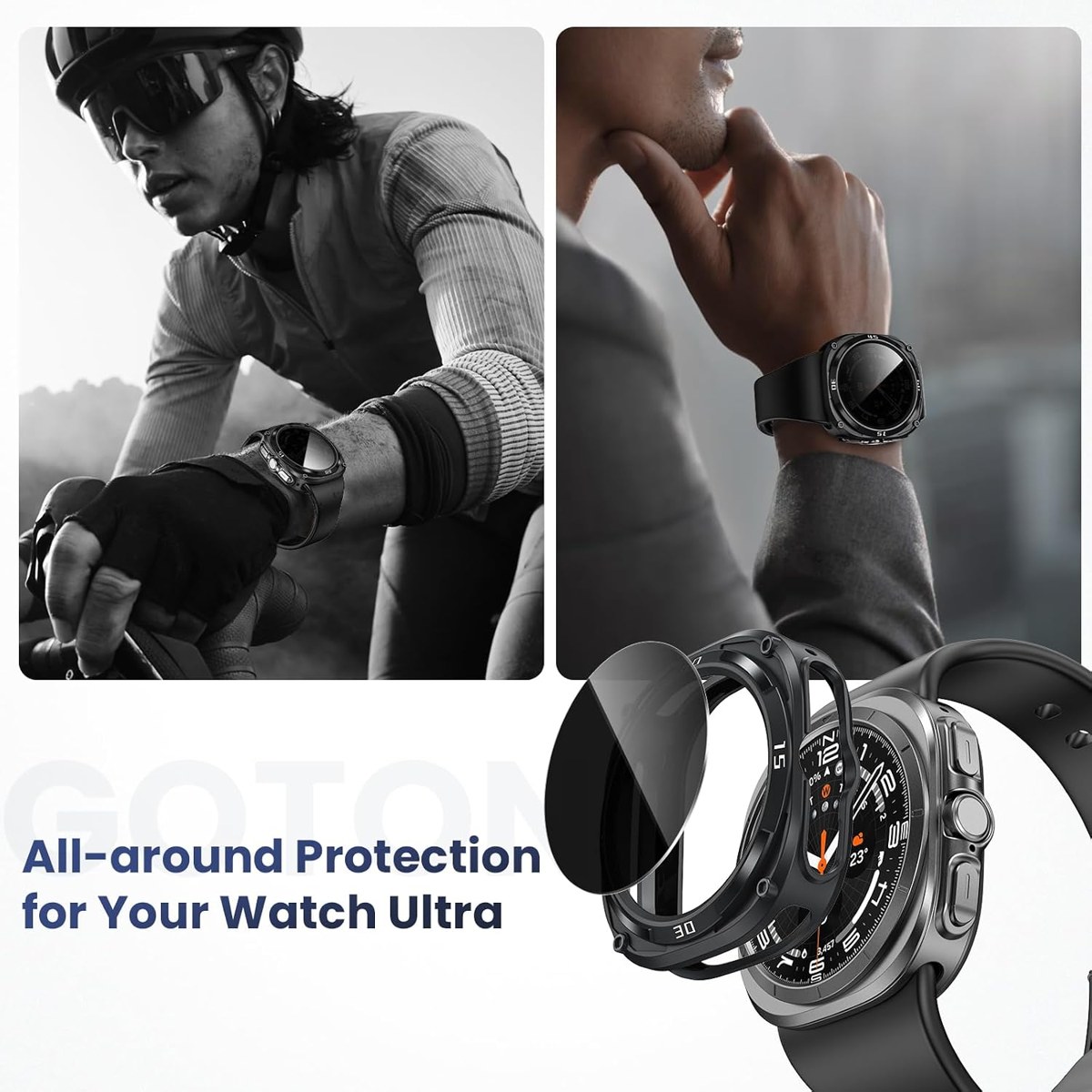 Goton Galaxy Watch Ultra Case with 2 Screen Protectors photo 4