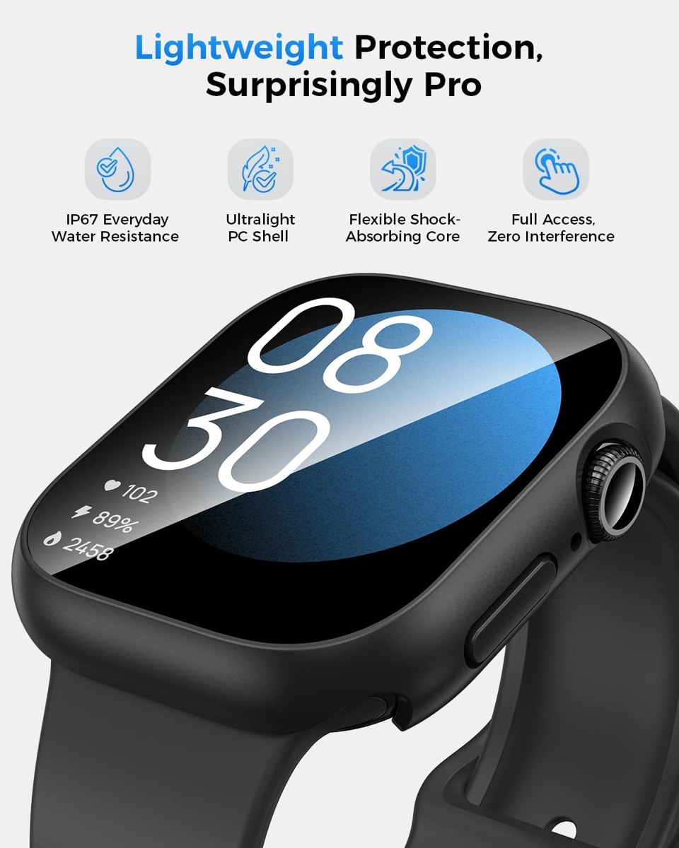 Goton IP67 Waterproof Case with Glass for Apple Watch photo 4