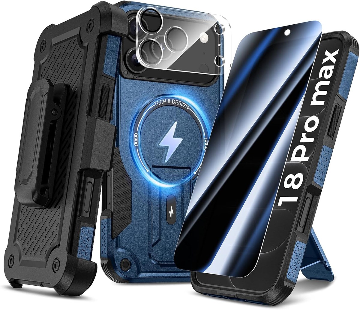 Goton 4-in-1 iPhone Case with Belt Clip Holster