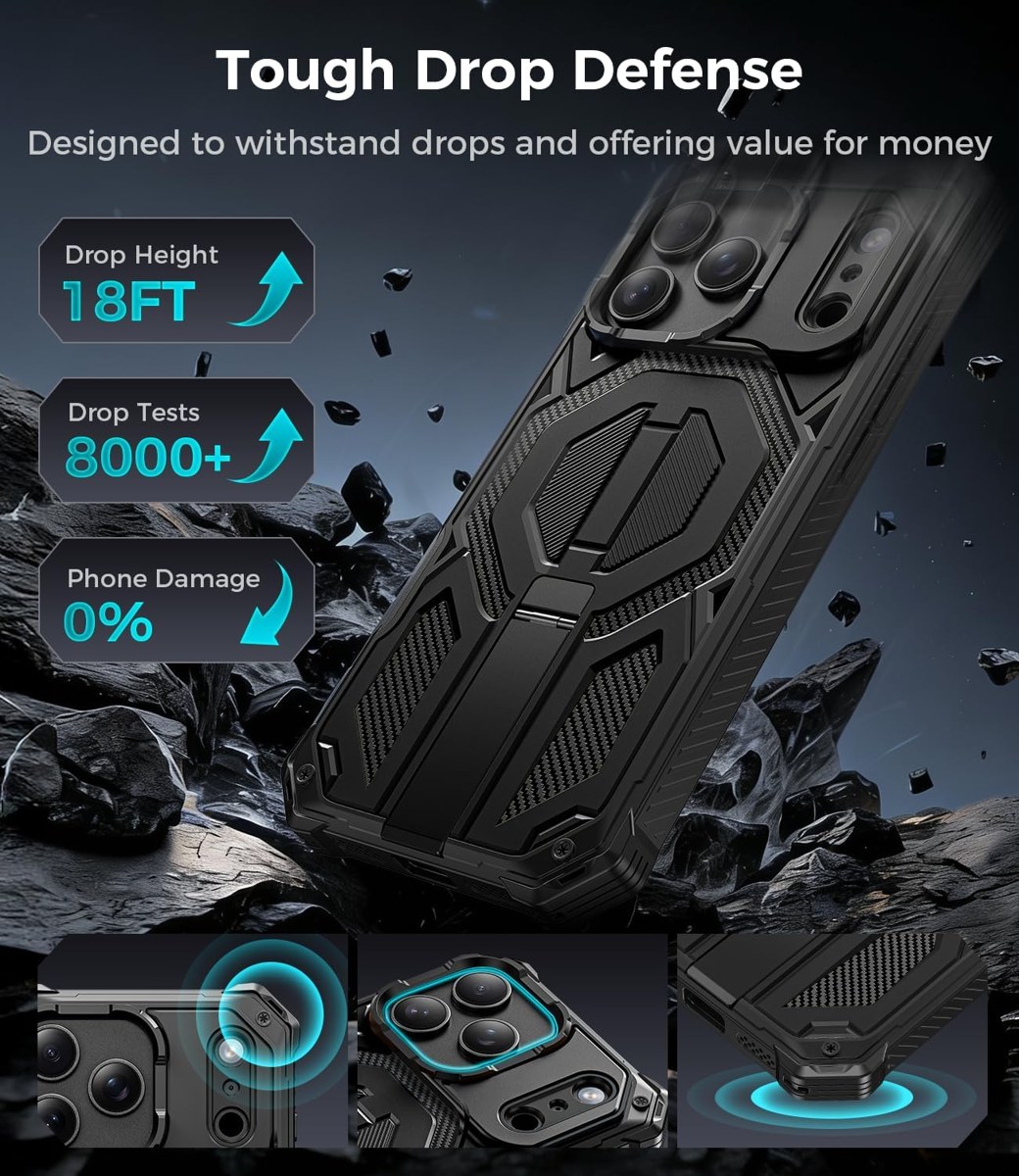 Goton Magnetic iPhone Case with Screen Protector and Hidden Stand photo 4