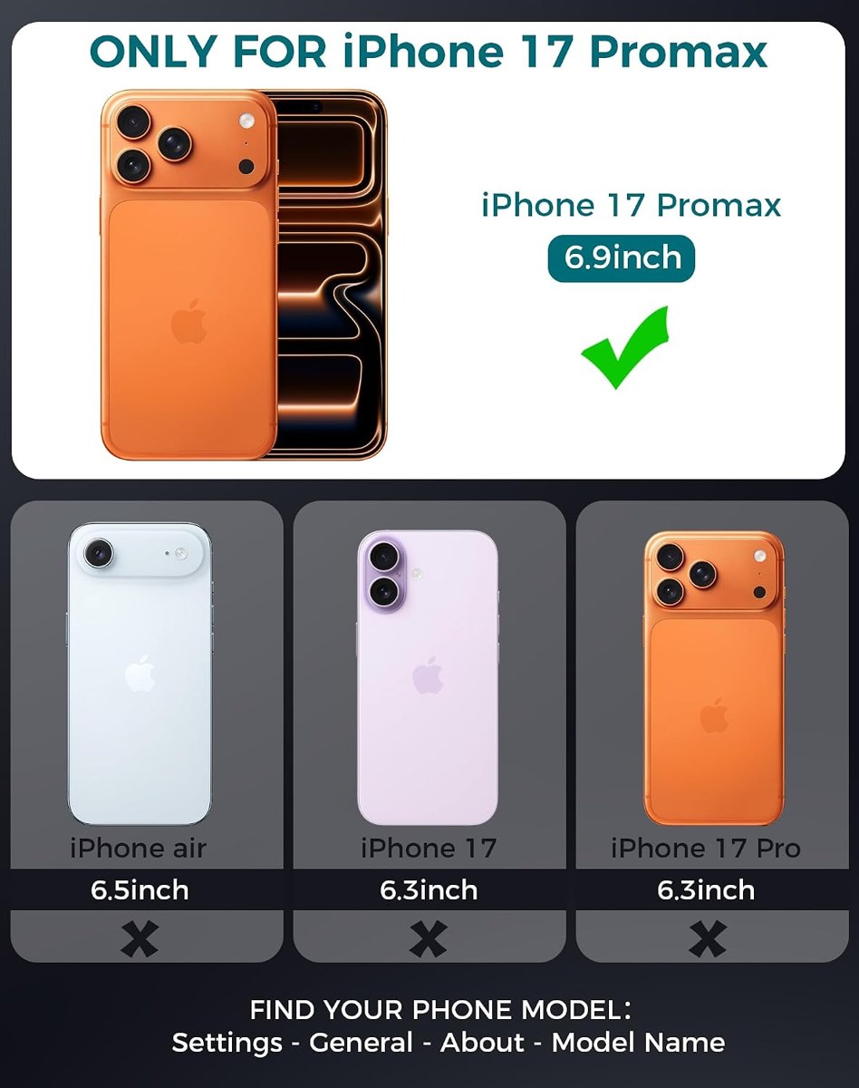 Goton Metal Camera Lens Protector for iPhone 17 photo 2