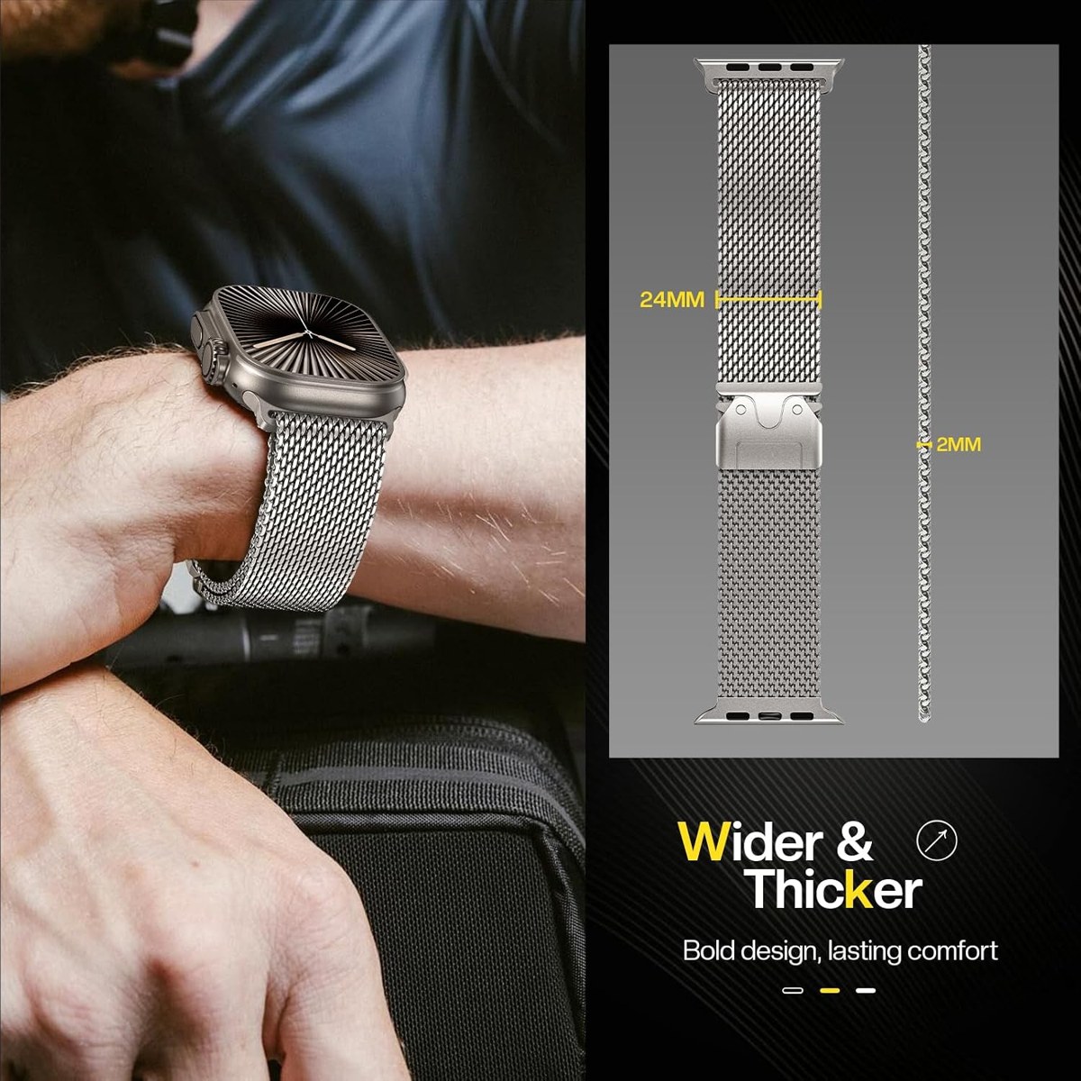 Goton Milanese Magnetic Band for Apple Watch photo 5