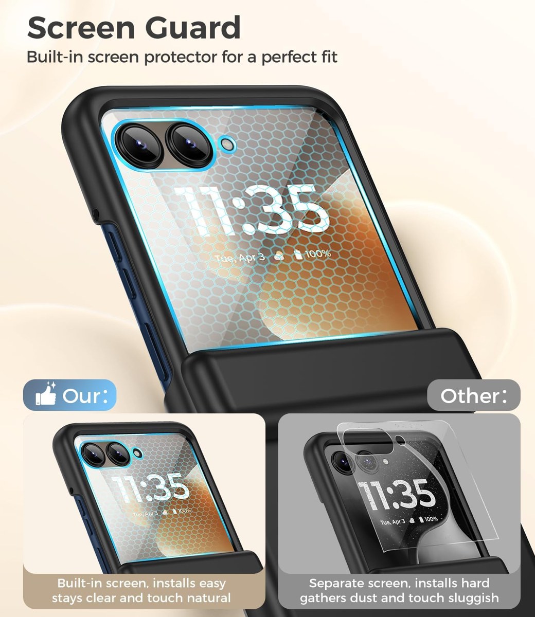 Goton Motorola Razr Case with Built-in Screen Protector photo 4