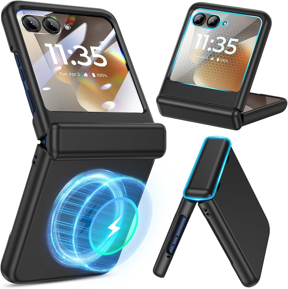 Goton Motorola Razr Case with Built-in Screen Protector
