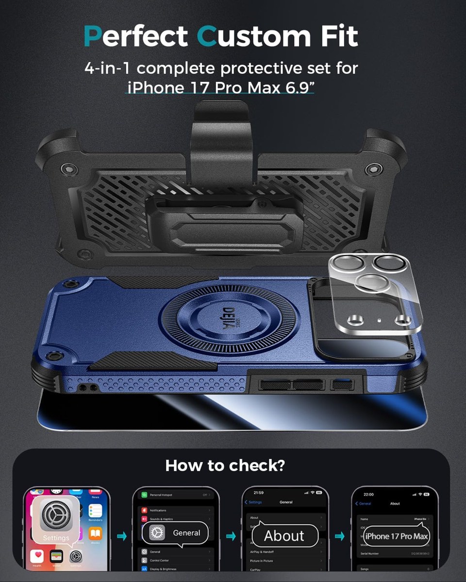 Goton 4-in-1 Pro Max Case with Upgraded Belt Clip photo 2