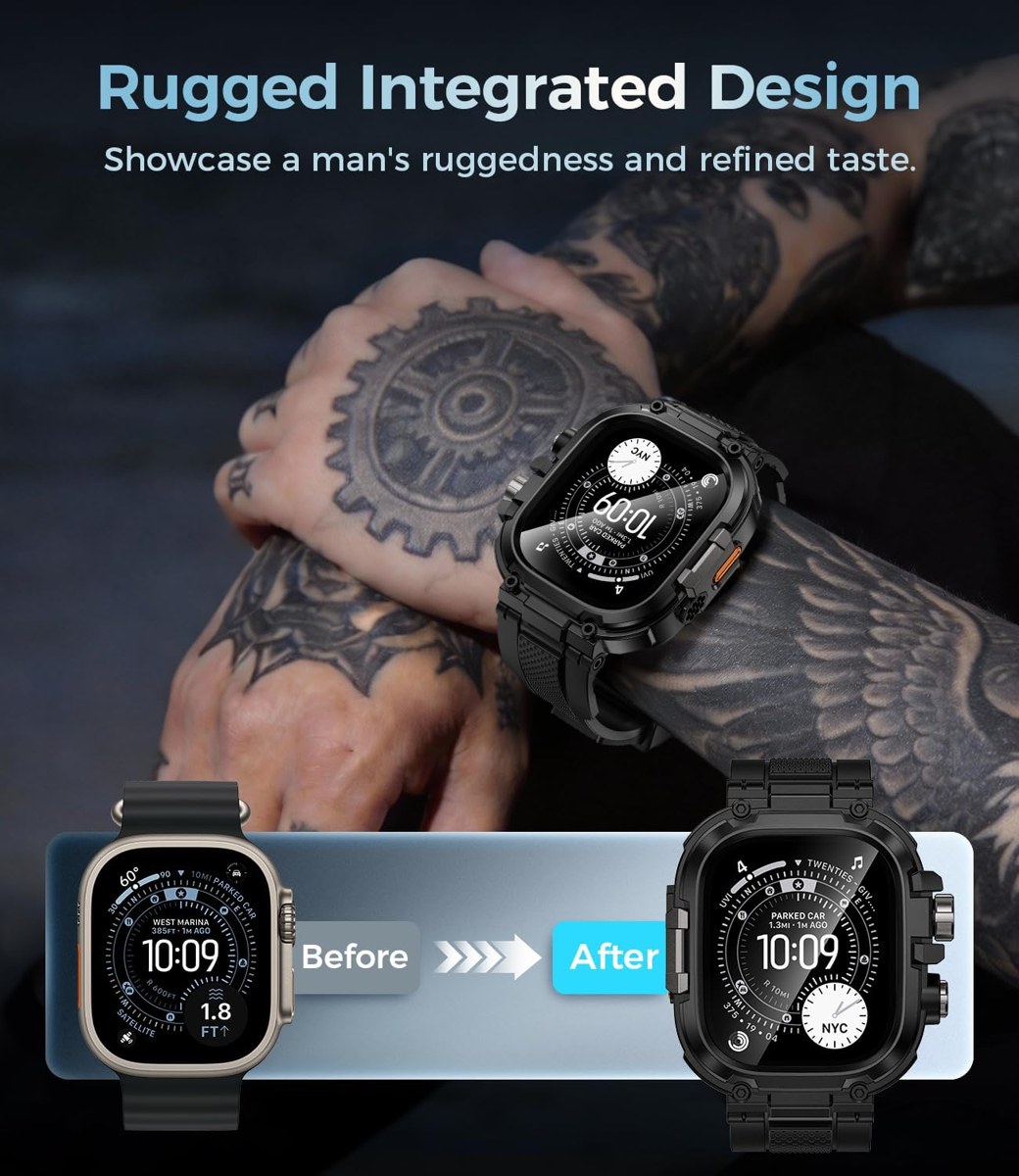 Goton Rugged Sport Band with Case for Apple Watch photo 4
