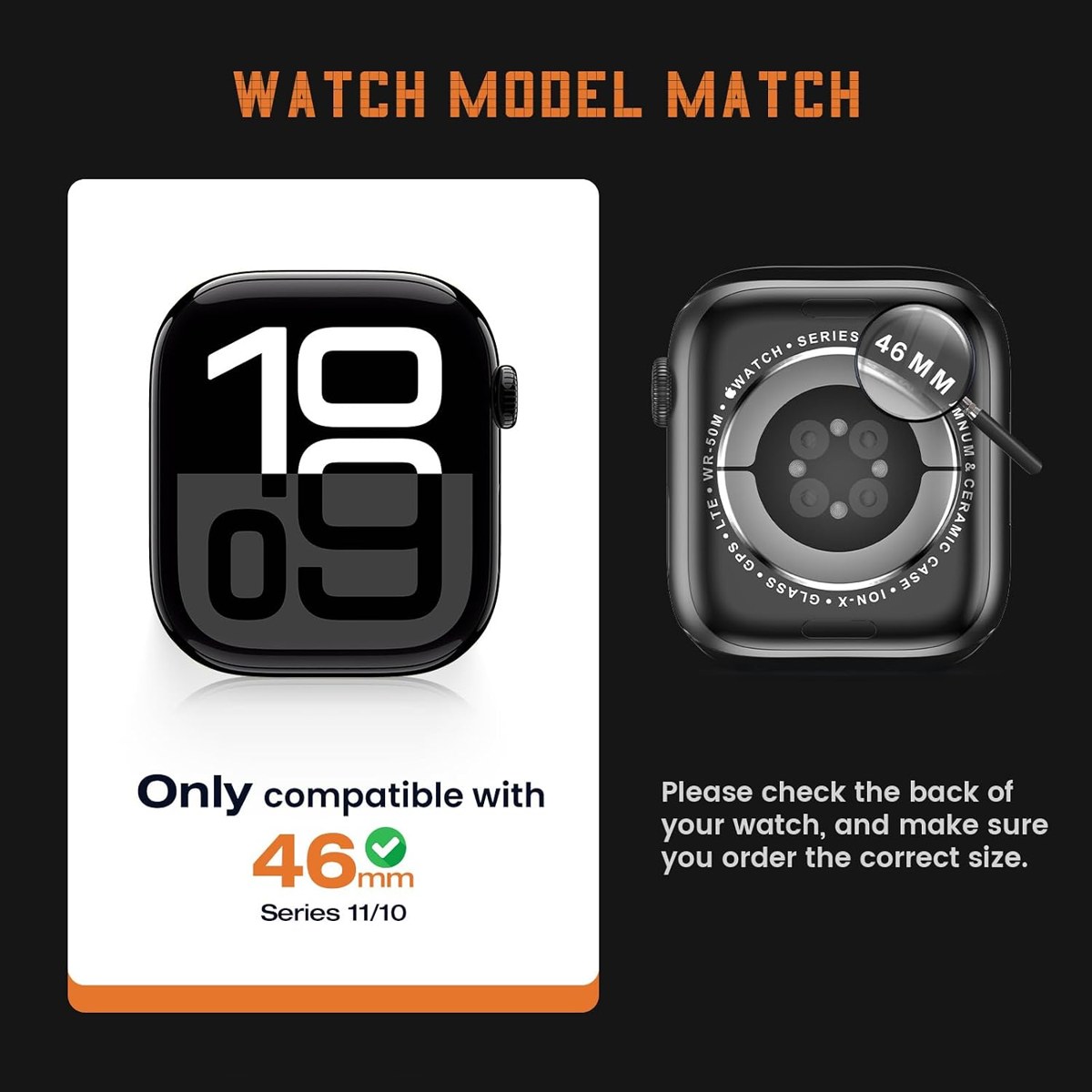 Goton 3-in-1 Waterproof Case with Band for Apple Watch photo 2
